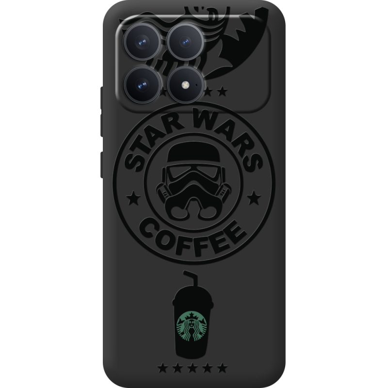 Чорний чохол BoxFace Poco F8 Pro Dark Coffee