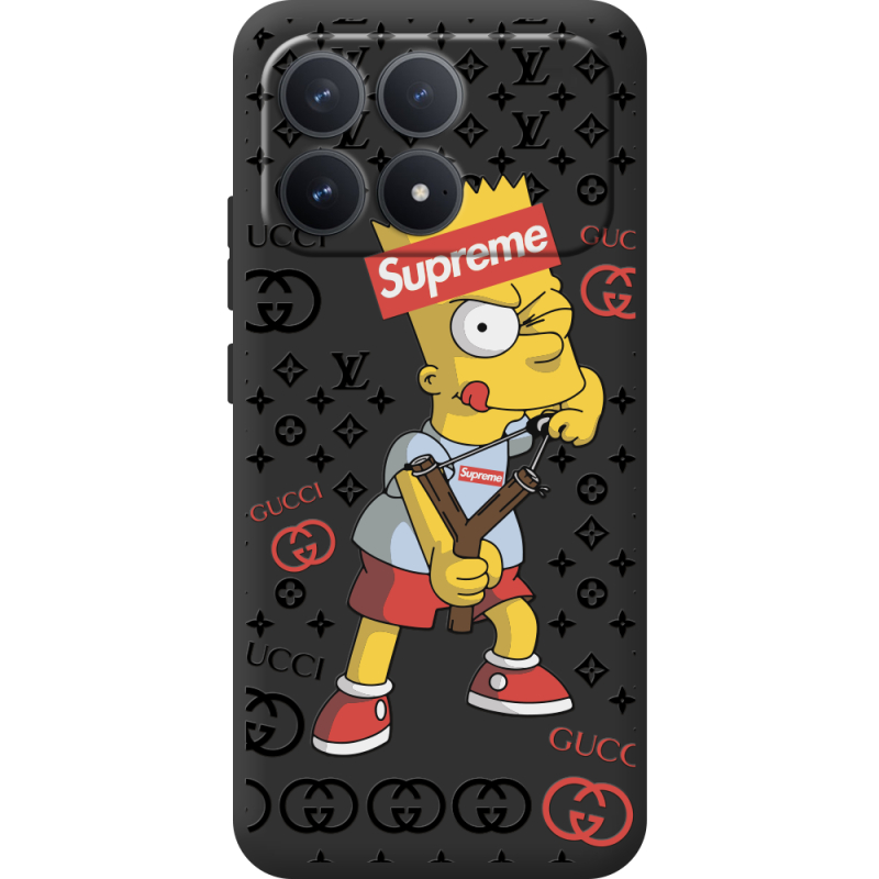 Чорний чохол BoxFace Poco F8 Pro Yellow Fun