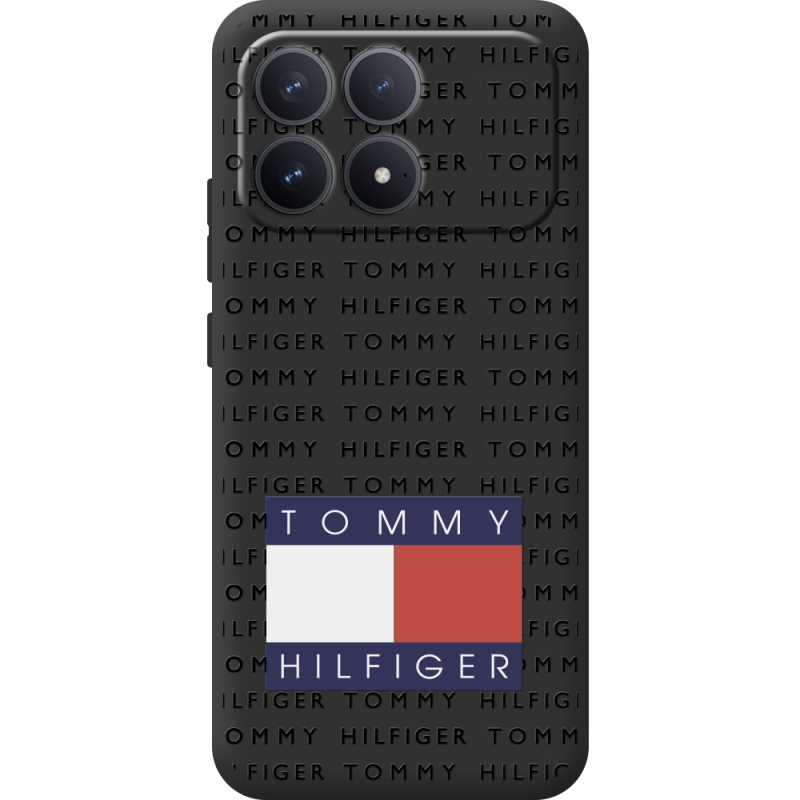 Чорний чохол BoxFace Poco F8 Pro Tommy Print