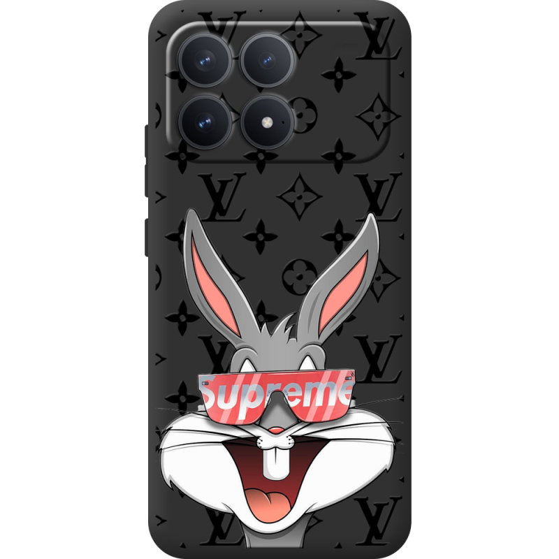 Чорний чохол BoxFace Poco F8 Pro looney bunny