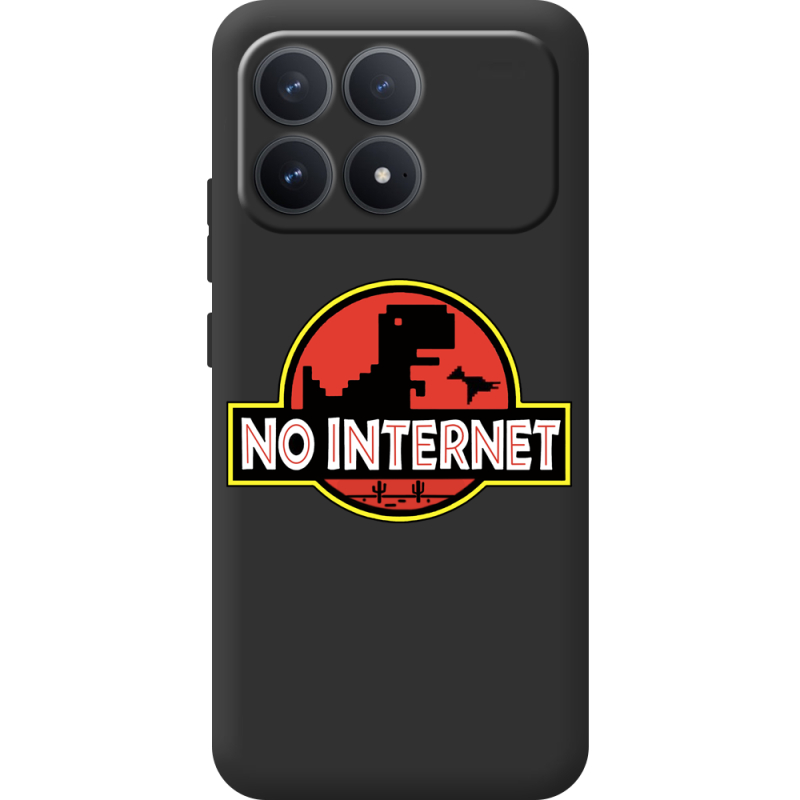 Чорний чохол BoxFace Poco F8 Pro No Internet