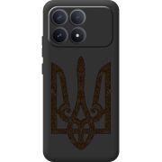 Чорний чохол BoxFace Poco F8 Pro Ukrainian Trident