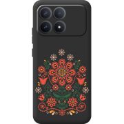 Чорний чохол BoxFace Poco F8 Pro Ukrainian Ornament
