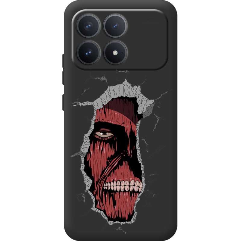 Чорний чохол BoxFace Poco F8 Pro Нападение на Титана