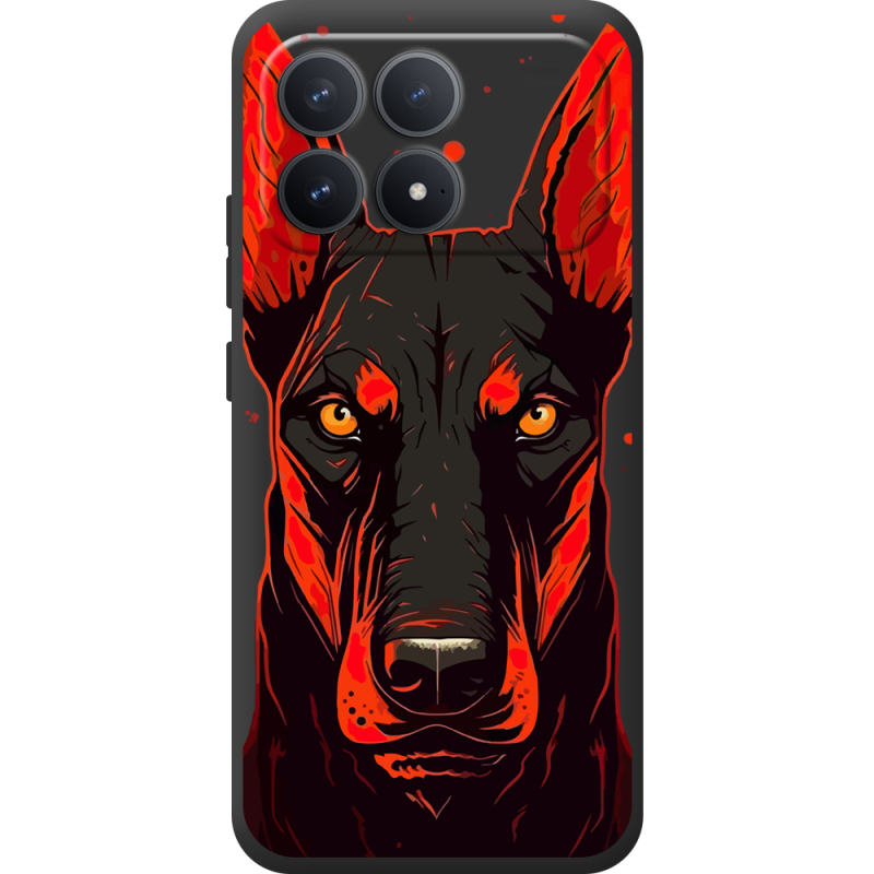 Чорний чохол BoxFace Poco F8 Pro 