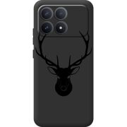 Чорний чохол BoxFace Poco F8 Pro Deer