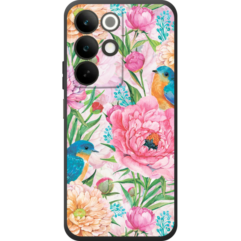Чохол BoxFace Realme C85 Birds in Flowers