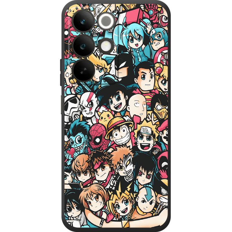 Чохол BoxFace Realme C85 Anime Stickers