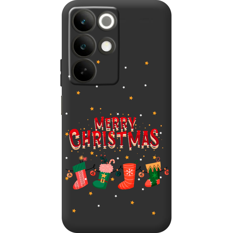 Прозорий чохол BoxFace Realme C85 Merry Christmas