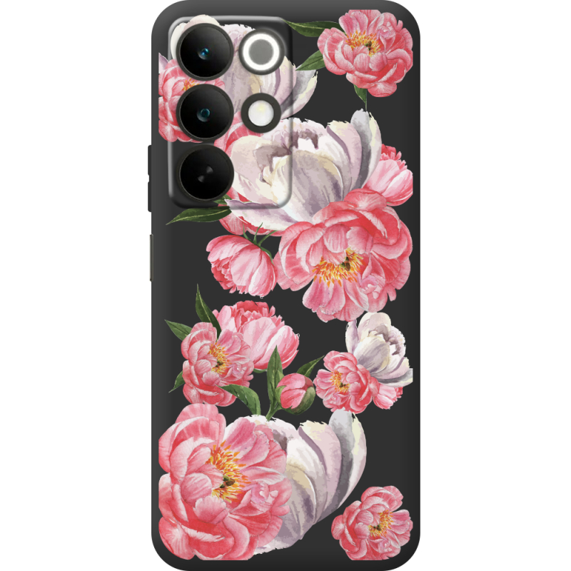 Прозорий чохол BoxFace Realme C85 Peony Watercolor Style