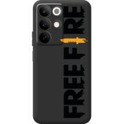 Прозорий чохол BoxFace Realme C85 Free Fire Black Logo