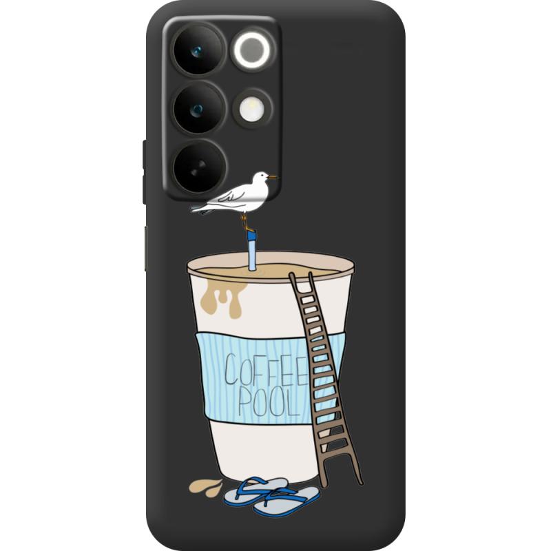 Прозорий чохол BoxFace Realme C85 Segull in Cofee Pool