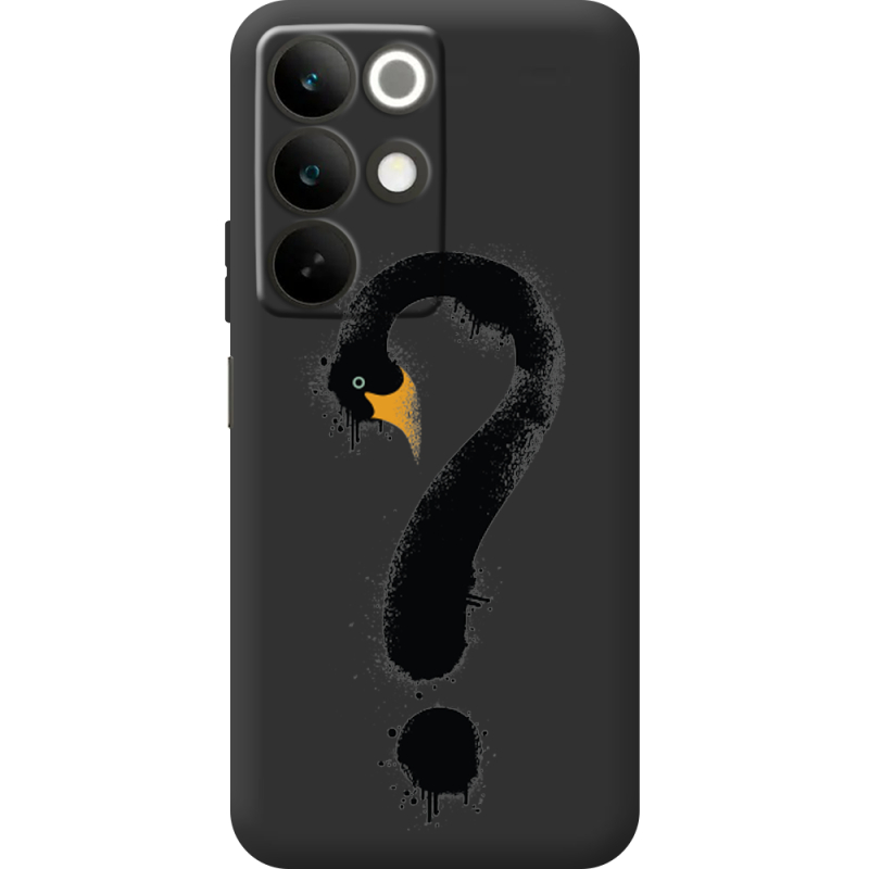 Прозорий чохол BoxFace Realme C85 Swan question