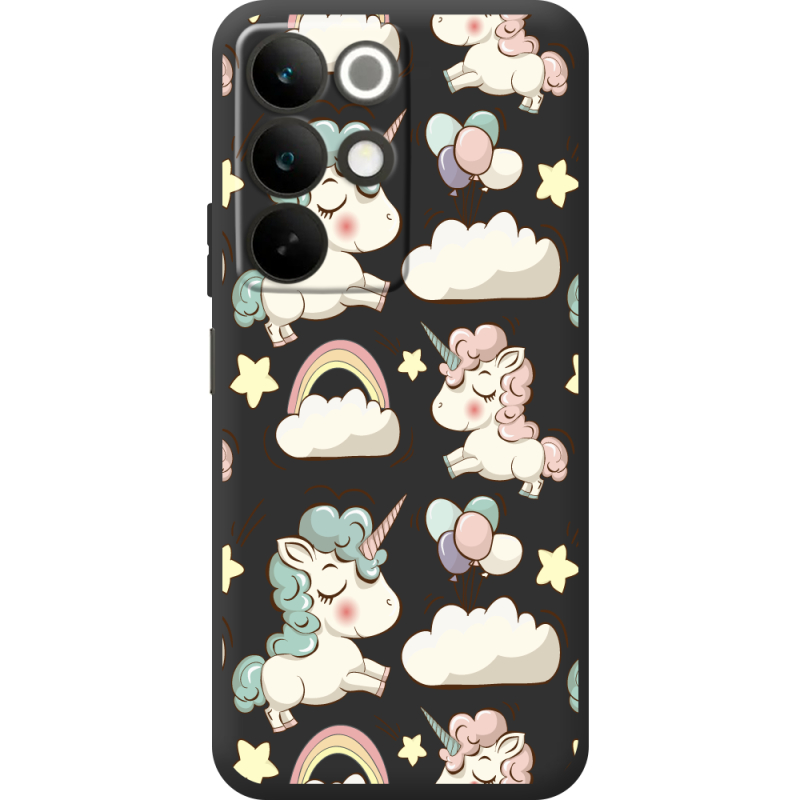 Прозорий чохол BoxFace Realme C85 Unicorns