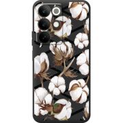 Прозорий чохол BoxFace Realme C85 Cotton flowers