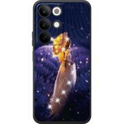 Чохол зі стразами Realme C85 Girl with Umbrella