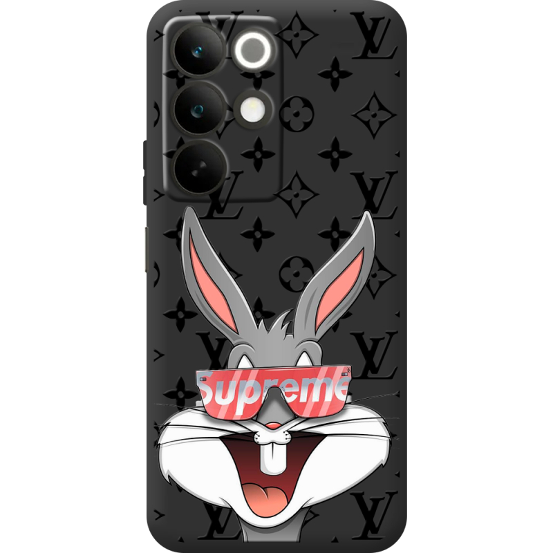 Чорний чохол BoxFace Realme C85 looney bunny