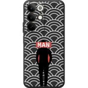 Чорний чохол BoxFace Realme C85 Man Pattern