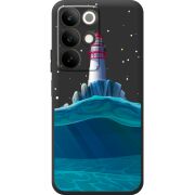 Чорний чохол BoxFace Realme C85 Lighthouse