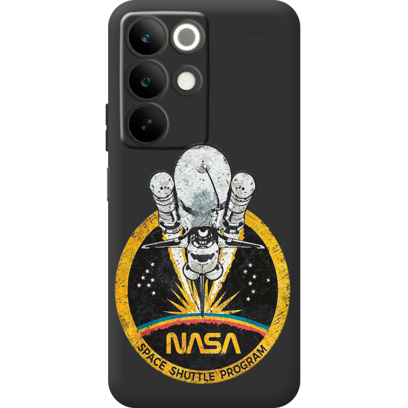 Чорний чохол BoxFace Realme C85 NASA Spaceship