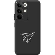 Чорний чохол BoxFace Realme C85 Paper Plane