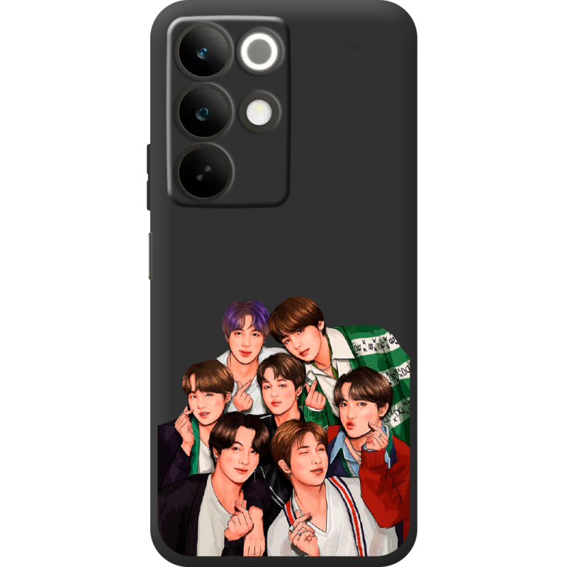 Чорний чохол BoxFace Realme C85 BTS