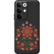 Чорний чохол BoxFace Realme C85 Ukrainian Ornament