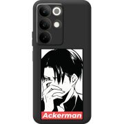 Чорний чохол BoxFace Realme C85 Attack On Titan - Ackerman