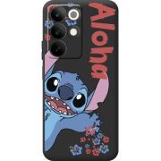 Чорний чохол BoxFace Realme C85 Гавайський гість Stich