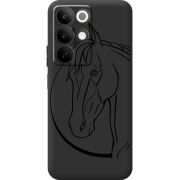 Чорний чохол BoxFace Realme C85 Horse