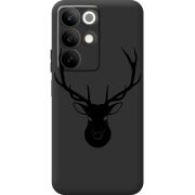 Чорний чохол BoxFace Realme C85 Deer