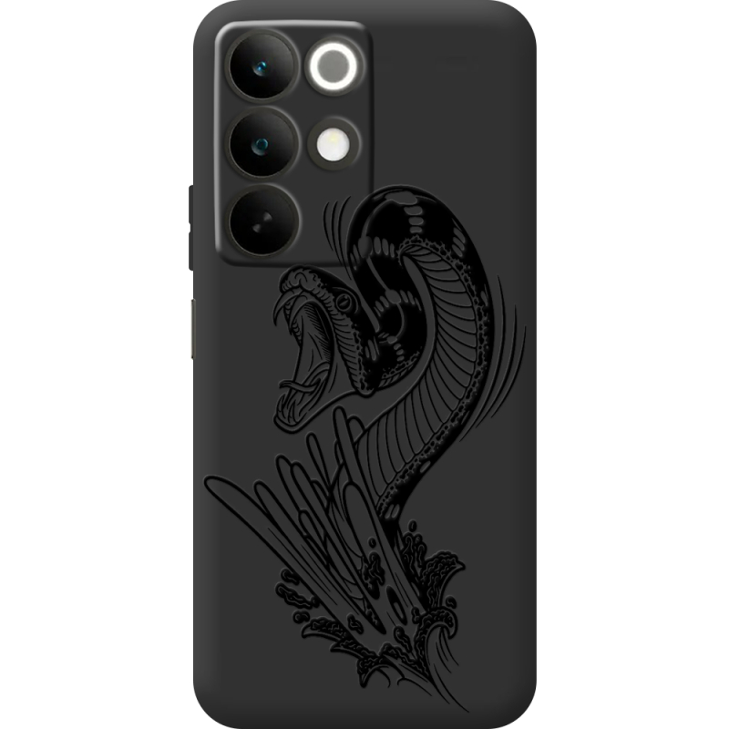 Чорний чохол BoxFace Realme C85 Snake