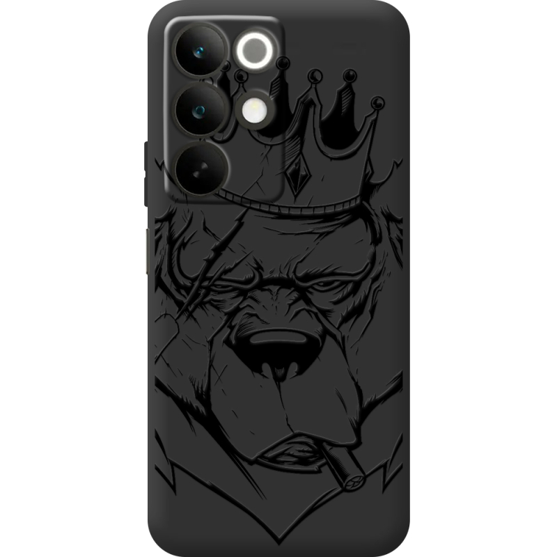 Чорний чохол BoxFace Realme C85 Bear King
