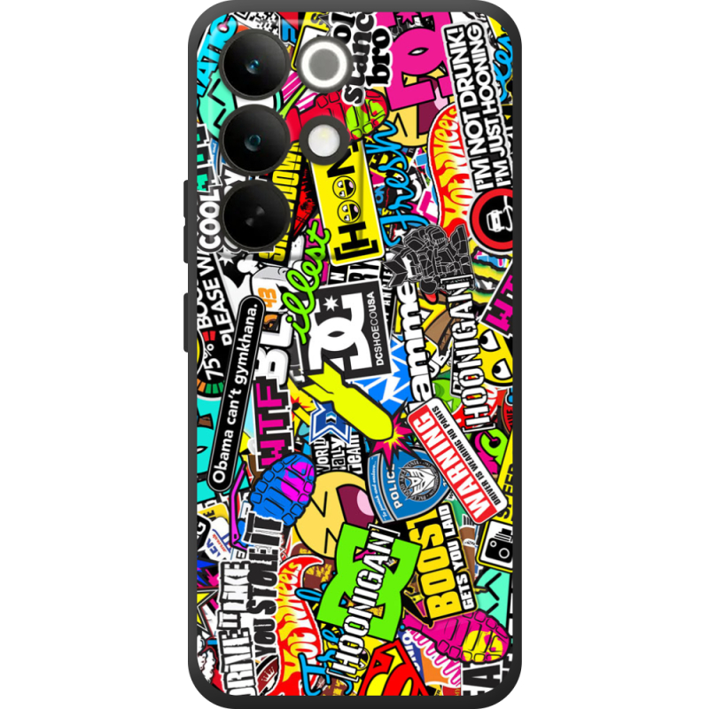 Чохол BoxFace Realme C85 Pro Multicolored Inscriptions