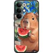 Чохол BoxFace Realme C85 Pro Капібара з кавуном