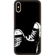 Чехол Uprint Apple iPhone XS Black Sneakers