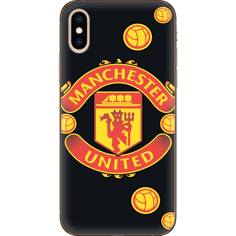 Чехол Uprint Apple iPhone XS FC Manchester-U