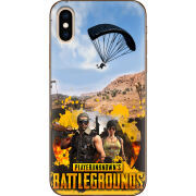 Чехол Uprint Apple iPhone XS Pubg parachute