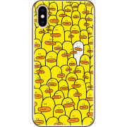 Чехол Uprint Apple iPhone XS Yellow Ducklings