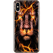 Чехол Uprint Apple iPhone XS Fire Lion