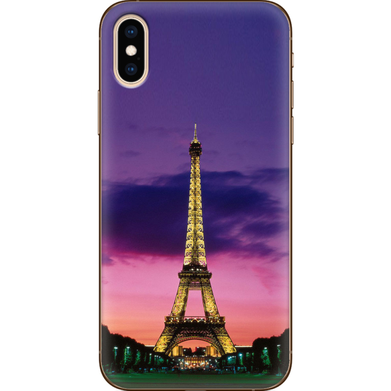 Чехол Uprint Apple iPhone XS Полночь в Париже