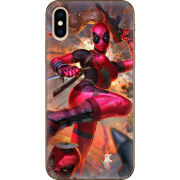 Чехол Uprint Apple iPhone XS Woman Deadpool