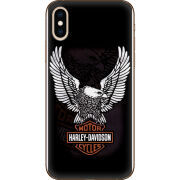 Чехол Uprint Apple iPhone XS Harley Davidson and eagle