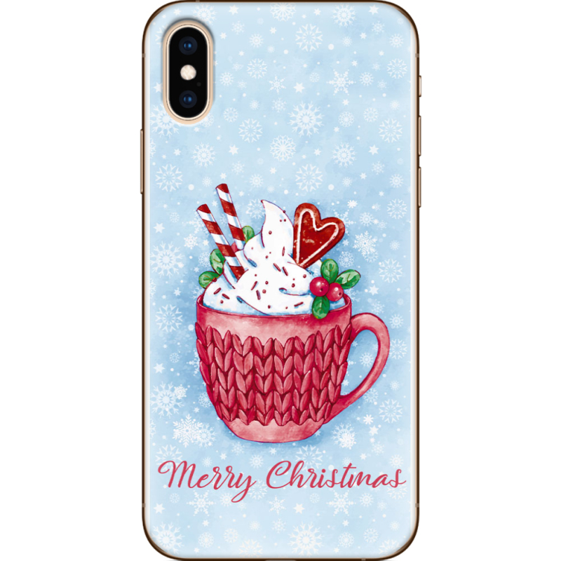 Чехол Uprint Apple iPhone XS Spicy Christmas Cocoa