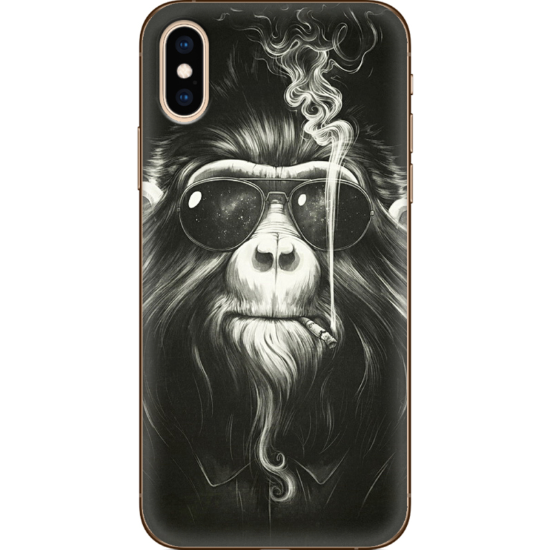Чехол Uprint Apple iPhone XS Smokey Monkey