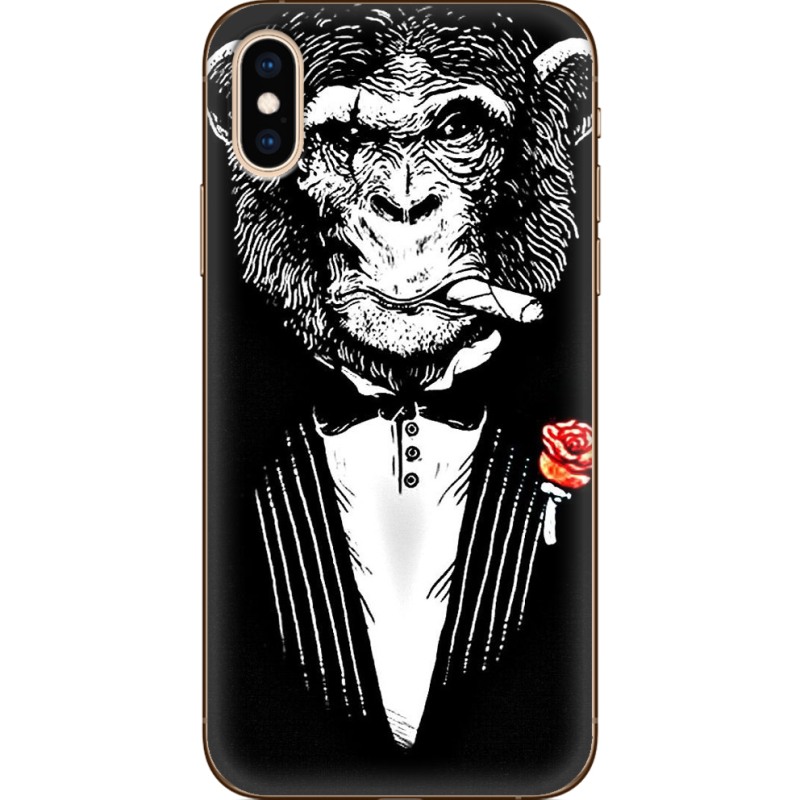 Чехол Uprint Apple iPhone XS Monkey Don