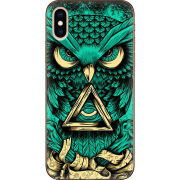 Чехол Uprint Apple iPhone XS Masonic Owl