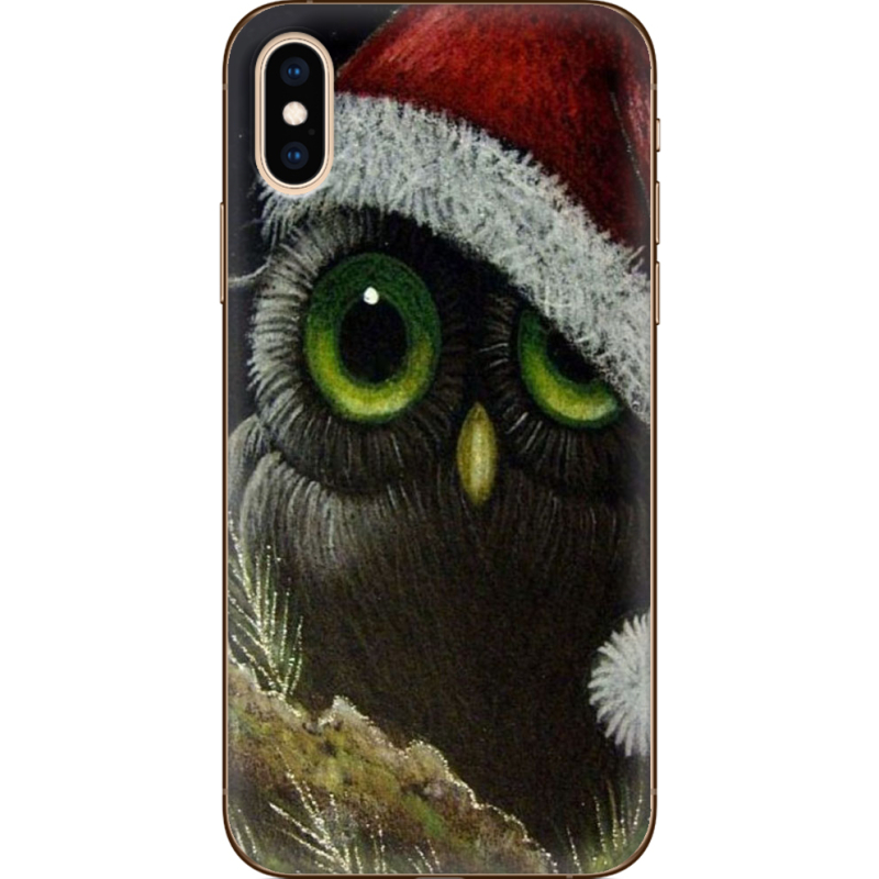 Чехол Uprint Apple iPhone XS Christmas Owl