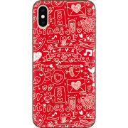 Чехол Uprint Apple iPhone XS Happy Valentines