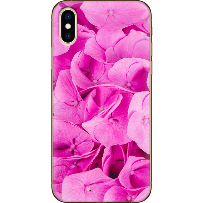 Чехол Uprint Apple iPhone XS Pink Flowers